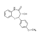 CAS#: 27068-88-8， (2S,3S)-3-Hydroxy-2-(4-Methoxyphenyl)-2,3-Dihydro-1,5-Benzothiazepin-4(5H)-One