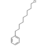 structure of CAS# 27175-81-1, (9-Chlorononyl)Benzene;(9-Chlorononyl)benzene #;9-Phenyl-n-nonyl chloride