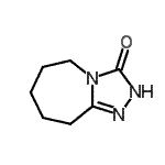 structure of CAS# 27182-43-0, 2,5,6,7,8,9-Hexahydro-3H-[1,2,4]Triazolo[4,3-a]Azepin-3-One;5H,6H,7H,8H,9H-1,2,4-triazolo[4,3-a]azaperhydroepin-3-ol;5H-[1,2,4]Triazolo[4,3-a]azepin-3-ol, 6,7,8,9-tetrahydro-;6,7,8,9-tetrahydro-5H-[1,2,4]triazolo[4,3-a]azepin-3-ol