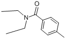 structure of CAS# 2728-05-4, N,N-Diethyl-4-Methylbenzamide;N,N-Diethyl-4-Methyl-Benzamide;P-Toluamide, N,N-Diethyl-;Aronis020238