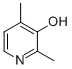 structure of CAS# 27296-76-0, 2,4-Dimethyl-3-Pyridinol;2,4-Dimethylpyridin-3-Ol, 3-Hydroxy-2,4-Lutidine;2,4-DIMETHYL-3-HYDROXYPYRIDINE;2,4-Dimethyl-3-Pyridinol