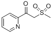 structure of CAS# 27302-93-8, 2-(Methylsulfonyl)-1-(2-Pyridinyl)-Ethanone;Ethanone, 2-(Methylsulfonyl)-1-(2-Pyridinyl)- (9CI);2-METHYLSULPHONYL-1-(PYRIDIN-2-YL)ETHANONE;2-(METHYLSULFONYL)-1-PYRIDIN-2-YLETHANONE