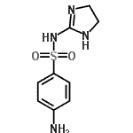 CAS 登录号：2733-54-2， 4-氨基-N-(4,5-二氢-1H-咪唑-2-基)苯磺酰胺