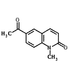 CAS#: 27330-09-2， 6-Acetyl-1-Methyl-2(1H)-Quinolinone