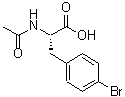 structure of CAS# 273730-59-9, N-Acetyl-4-Bromophenylalanine;Acetyl-4-bromo-DL-phenylalanine;AC-P-BROMO-DL-PHE-OH;L-PHENYLALANINE,N-ACETYL-4-BROMO-