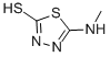structure of CAS# 27386-01-2, 5-Methylamino-[1,3,4]Thiadiazole-2-Thiol;Zinc02171944;Sbb010147;1,3,4-Thiadiazole-2(3H)-Thione, 5-(Methylamino)-