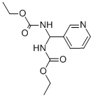 结构式 CAS# 2744-17-4, N-[(乙氧羰基氨基)-吡啶-3-基甲基]氨基甲酸乙酯
