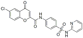 CAS#: 27455-36-3， 6-Chloro-4-Oxo-N-[4-(2-Pyridylsulfamoyl)Phenyl]-4H-1-Benzopyran-2-Carboxamide