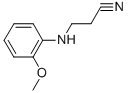 CAS#: 27472-15-7， 3-(2-Methoxy-Phenylamino)-Propionitrile
