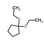 CAS#: 27482-19-5， 1,1-Bis(Ethylsulfanyl)Cyclopentane