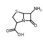 CAS#: 27565-66-8， 6-Amino-7-Oxo-4-Thia-1-Azabicyclo[3.2.0]Heptane-2-Carboxylic Acid