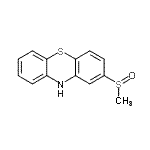 CAS 登录号：27612-10-8， 2-(甲基亚磺酰)-10H-吩噻嗪