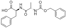 structure of CAS# 2768-53-8, N-[(Phenylmethoxy)Carbonyl]-L-Alanyl-L-Phenylalanine;2-[[1-Oxo-2-[[Oxo-(Phenylmethoxy)Methyl]Amino]Propyl]Amino]-3-Phenylpropanoic Acid;2-[2-(Benzyloxycarbonylamino)Propanoylamino]-3-Phenyl-Propionic Acid;Nsc87854