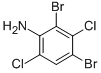 structure of CAS# 27761-65-5, 2,4-Dibromo-3,6-Dichloroaniline;2,4-Dibromo-3,6-Dichloro-Aniline;(2,4-Dibromo-3,6-Dichloro-Phenyl)Amine;Zinc00163435
