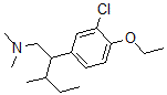 CAS#: 27778-80-9， 3-Chloro-4-Ethoxy-N,N-Dimethyl-beta-(1-Methylpropyl)Benzeneethanamine