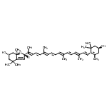 CAS#: 27780-11-6， (3S,3'S,5R,8S,9cis)-5,8-Dihydro-5,8-Epoxy-beta,beta-Carotene-3,3'-Diol