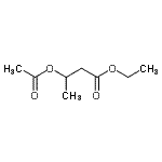 结构式 CAS# 27846-49-7, 乙基3-乙酰氧基丁酸酯
