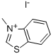 structure of CAS# 2786-31-4, 3-Methyl-1,3-Benzothiazol-3-Ium Iodide;3-Methylbenzothiazolium Iodide;Nsc141732;St5412102