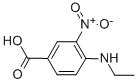 structure of CAS# 2788-74-1, 4-Ethylamino-3-Nitrobenzoic acid;4-Ethylamino-3-Nitro-Benzoate;Zinc03885887