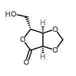 CAS#: 279682-97-2， (3aR,6R,6aR)-6-(Hydroxymethyl)Dihydrofuro[3,4-d][1,3]Dioxol-4(3aH)-One