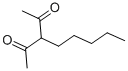 structure of CAS# 27970-50-9, 3-n-Pentyl-2,4-Pentanedione;3-Amylpentane-2,4-Dione;2,4-Pentanedione, 3-Pentyl-;Ai3-19322