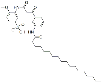 CAS#: 27982-29-2， 3-[[1,3-Dioxo-3-[3-[(1-Oxooctadecyl)Amino]Phenyl]Propyl]Amino]-4-Methoxybenzenesulphonic Acid