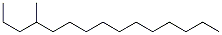 CAS 登录号：2801-87-8， 4-甲基十五烷