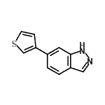 CAS#: 281203-98-3， 6-(3-Thienyl)-1H-Indazole