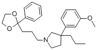 CAS#: 28142-65-6， 3-(3-Methoxyphenyl)-1-[3-(2-Phenyl-1,3-Dioxolan-2-Yl)Propyl]-3-Propylpyrrolidine