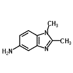 CAS#: 2818-72-6， 1,2-Dimethyl-1H-Benzimidazol-5-Amine