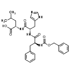 CAS#: 28458-19-7， N-[(Benzyloxy)Carbonyl]-L-Phenylalanyl-L-Histidyl-L-Leucine