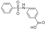 结构式 CAS# 28547-16-2, 4-[(苯磺酰基)氨基]-苯甲酸