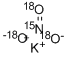 structure of CAS# 285978-22-5, Potassium Nitrate-15N-18O3