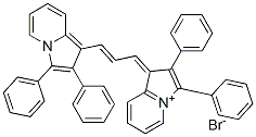 CAS#: 28633-58-1， 1-[3-(2,3-Diphenylindolizin-1-Yl)Allylidene]-2,3-Diphenyl-1H-Indolizinium Bromide