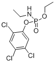 CAS#: 2864-61-1， Ethyl-Phosphoramidic acid ethyl 2,4,5-trichlorophenyl ester