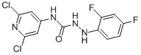 CAS 登录号：286436-18-8， N1-(2,6-二氯-4-吡啶基)-2-(2,4-二氟苯基)肼-1-甲酰胺