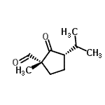 CAS#: 286458-58-0， (1R,3S)-3-Isopropyl-1-Methyl-2-Oxocyclopentanecarbaldehyde