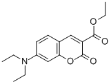 structure of CAS# 28705-46-6, 7-(Diethylamino)Coumarin-3-Carboxylic Acid Ethyl Ester;Ethyl 7-Diethylamino-2-Oxo-Chromene-3-Carboxylate;7-Diethylamino-2-Oxo-3-Chromenecarboxylic Acid Ethyl Ester;7-Diethylamino-2-Keto-Chromene-3-Carboxylic Acid Ethyl Ester