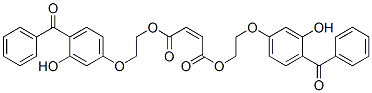 CAS 登录号：28716-44-1， (Z)-2-丁烯二酸二[2-(4-苯甲酰基-3-羟基苯氧基)乙基]酯