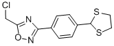 CAS#: 287197-10-8， 5-(Chloromethyl)-3-[4-(1,3-Dithiolan-2-Yl)Phenyl]-1,2,4-Oxadiazole