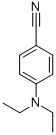 structure of CAS# 2873-90-7, 4-(Diethylamino)-Benzonitrile;Idi1_015805;Zinc00172983;St5407850