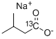 structure of CAS# 287389-33-7, Sodium Isovalerate-1-13C;SODIUM ISOVALERATE-1-13C, 99 ATOM % 13C;3-Methylbutyric Acid-1-13C Sodium Salt;SODIUM ISOVALERATE-1-13C
