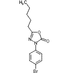 CAS#: 28740-56-9， 3-(4-Bromophenyl)-5-Pentyl-1,3,4-Oxadiazol-2(3H)-One