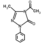 CAS#: 28740-67-2， 4-Acetyl-5-Methyl-2-Phenyl-2,4-Dihydro-3H-1,2,4-Triazol-3-One