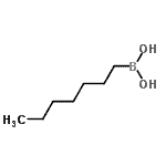 structure of CAS# 28741-07-3, Heptylboronic Acid;Heptylboronic acid;N-HEPTANEBORONIC ACID;n-Heptylboronic acid