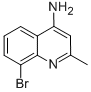 structure of CAS# 288151-51-9, 4-Amino-8-Bromo-2-Methylquinoline;4-AMINO-8-BROMO-2-METHYLQUINOLINE