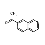 structure of CAS# 288309-10-4, 1-(7-Isoquinolinyl)Ethanone;1-(7-isoquinolinyl)-Ethanone;1-(isoquinolin-7-yl)ethanone