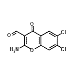 CAS#: 288399-46-2， 2-Amino-6,7-Dichloro-4-Oxo-4H-Chromene-3-Carbaldehyde