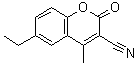 CAS#: 288399-88-2， 6-Ethyl-4-Methyl-2-Oxo-2H-Chromene-3-Carbonitrile