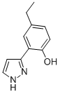 结构式 CAS# 288401-59-2, 3-(5-乙基-2-羟基苯基)吡唑